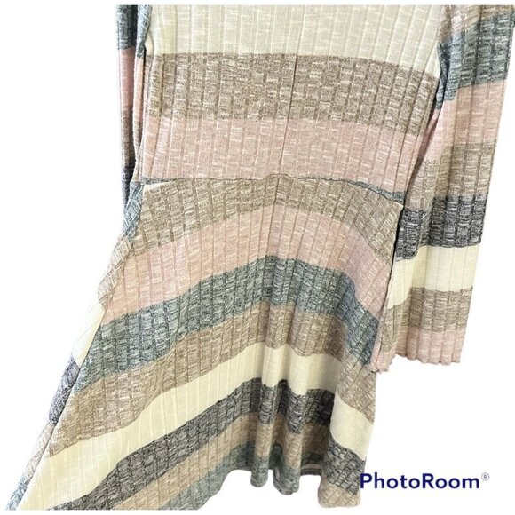 Art Class Pastel Stripes Rib Knit Girls Dress Size L (10/12) - Picture 5 of 7